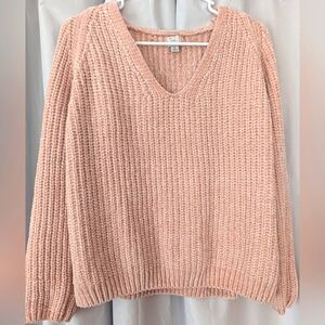 Pink soft sweater